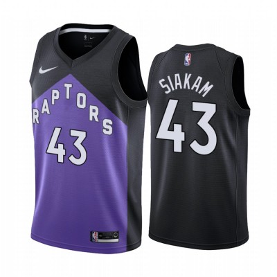 Toronto Raptors #43 Pascal Siakam Purple Youth NBA Swingman 2020-21 Earned Edition Jersey